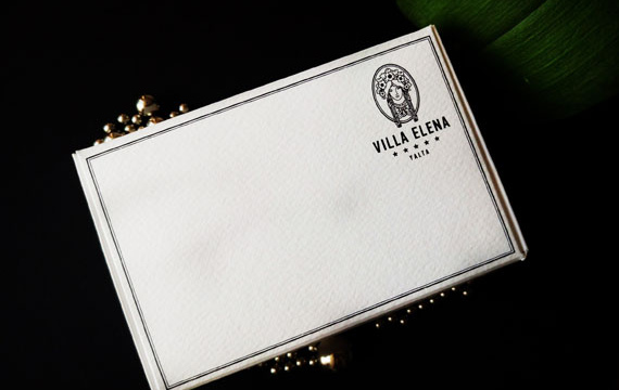 Разработка дизайна  коробки для конфет VILLA ELENA 5*